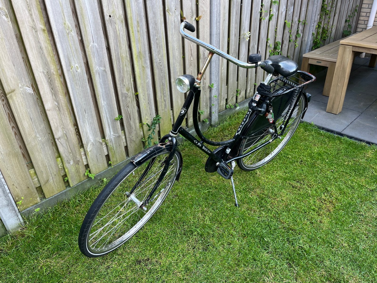 Old Dutch Omafiets, 56 cm of meer, Ophalen, Gebruikt