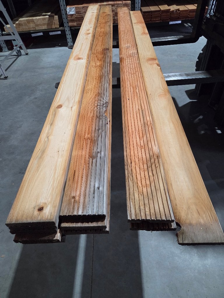Douglas vlonderplanken 3 meter - restpartij 13 stuks, Tuin en Terras, Terrasdelen en Vlonders, Ophalen, Nieuw, Hout