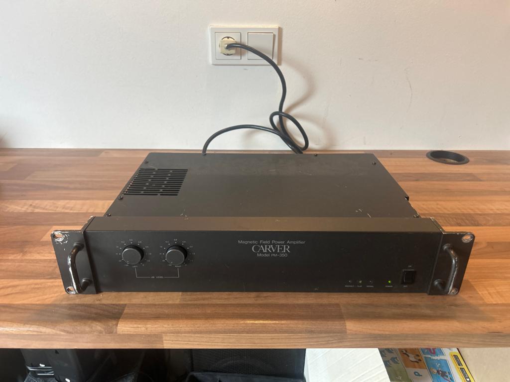 Carver Magnetic Field Power Amplifier PM-350, Audio, Tv en Foto, Versterkers en Receivers, Gebruikt, 120 watt of meer, Stereo