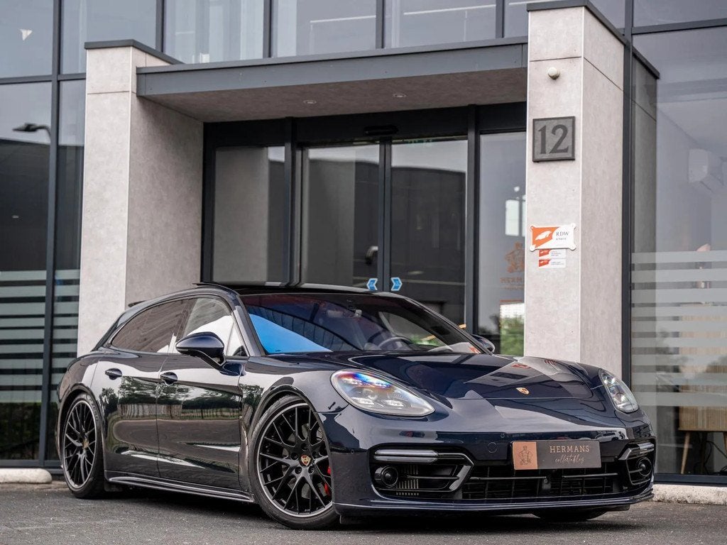 Porsche Panamera ST 4.0 GTS / Burmester / Massage / Trekhaak, Automaat, Dealer onderhouden, Blauw, 120 €/maand