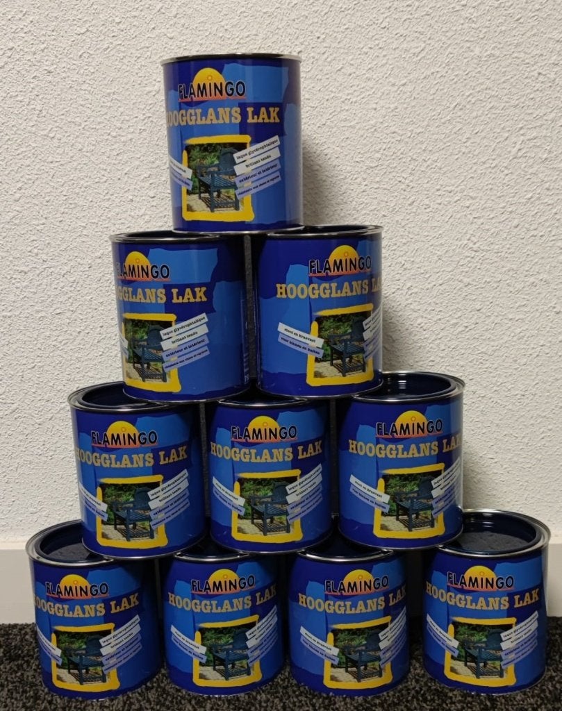 Hoogglans lak - Antiek blauw - per stuk of als partij, Ophalen, Blauw, Nieuw, Lak