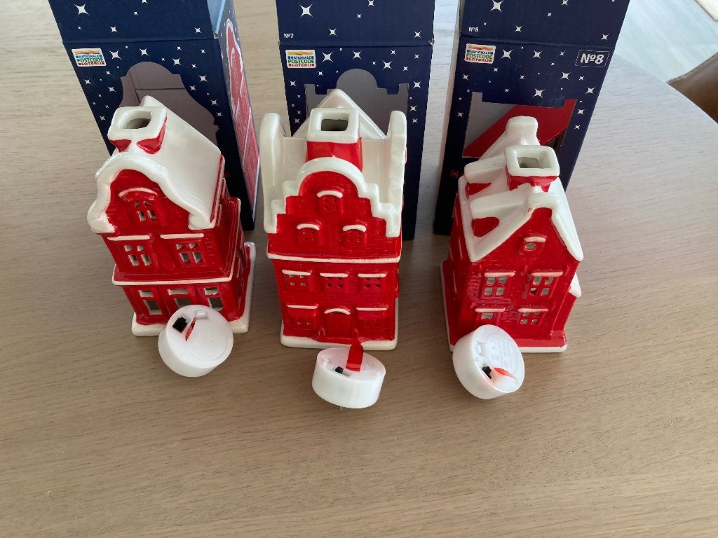 Kerst Hollandse huisjes postcode loterij, Diversen, Verzenden, Nieuw