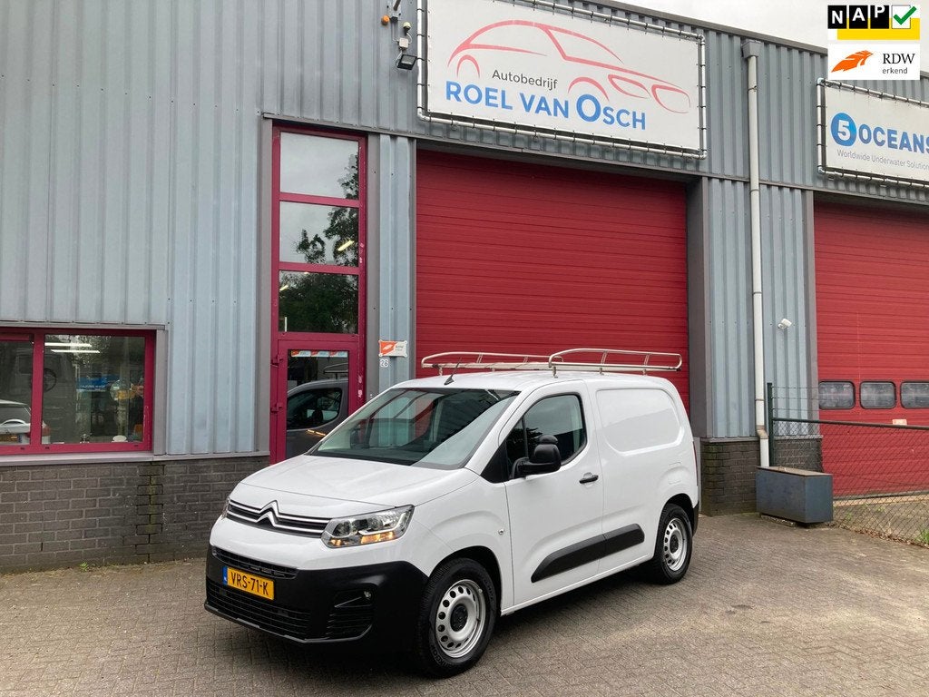 Citroen Ë-Berlingo 136 L1 50 kWh, Auto's, Bestelauto's, Gebruikt, Citroën, Wit, Origineel Nederlands
