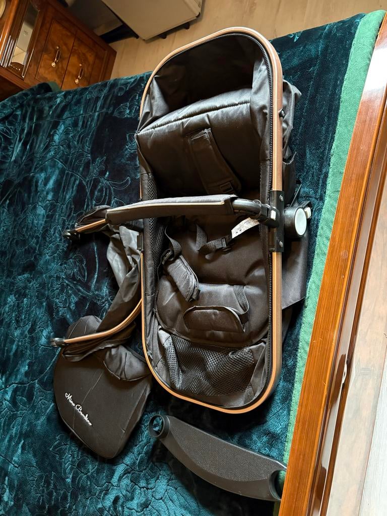 Mooie Nino Bambino kinderwagen, Gebruikt, Verstelbare duwstang, Ophalen, Kinderwagen