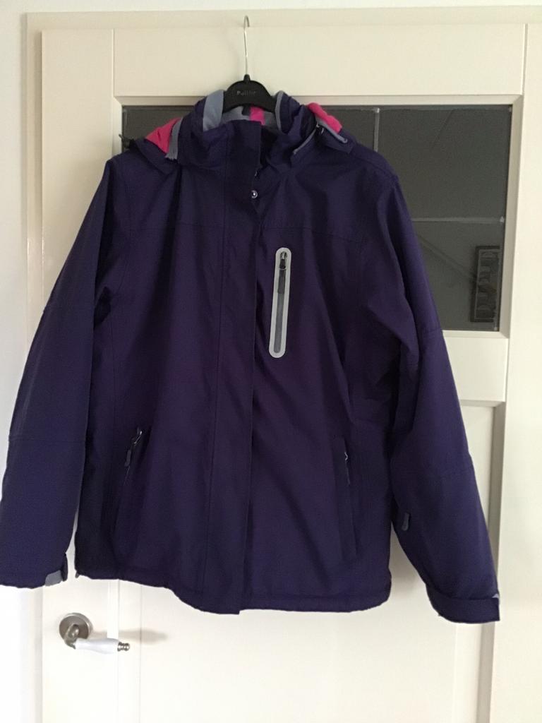 Skijack, John Cabot, maat L, paars/roze, Ophalen of Verzenden, Zo goed als nieuw, Maat 38/40 (M), Jack
