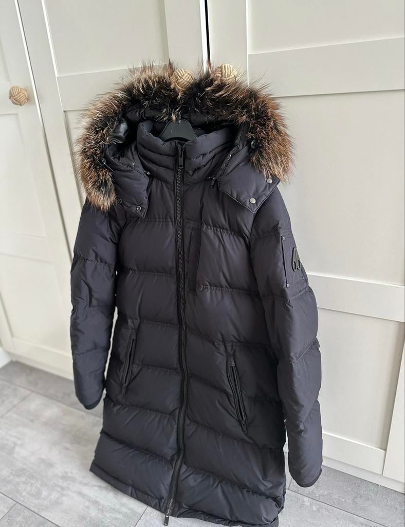 Moose Knuckles Rush Lake Parka Dames - Maat M, Ophalen, Zo goed als nieuw, Maat 38/40 (M), Zwart