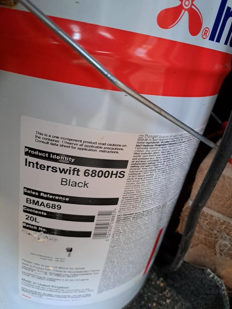 Antifoulingen, primers ,lakken diverse verpakkingen, Ophalen, Zo goed als nieuw, Blauw, Lak
