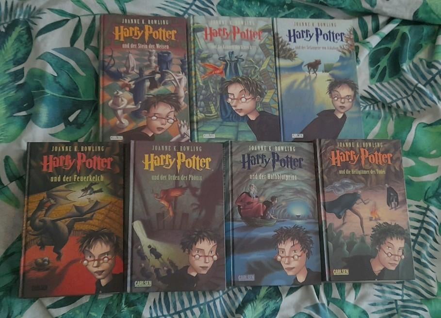 Harry Potter complete serie hardcover boeken in Duits, Boeken, Ophalen of Verzenden