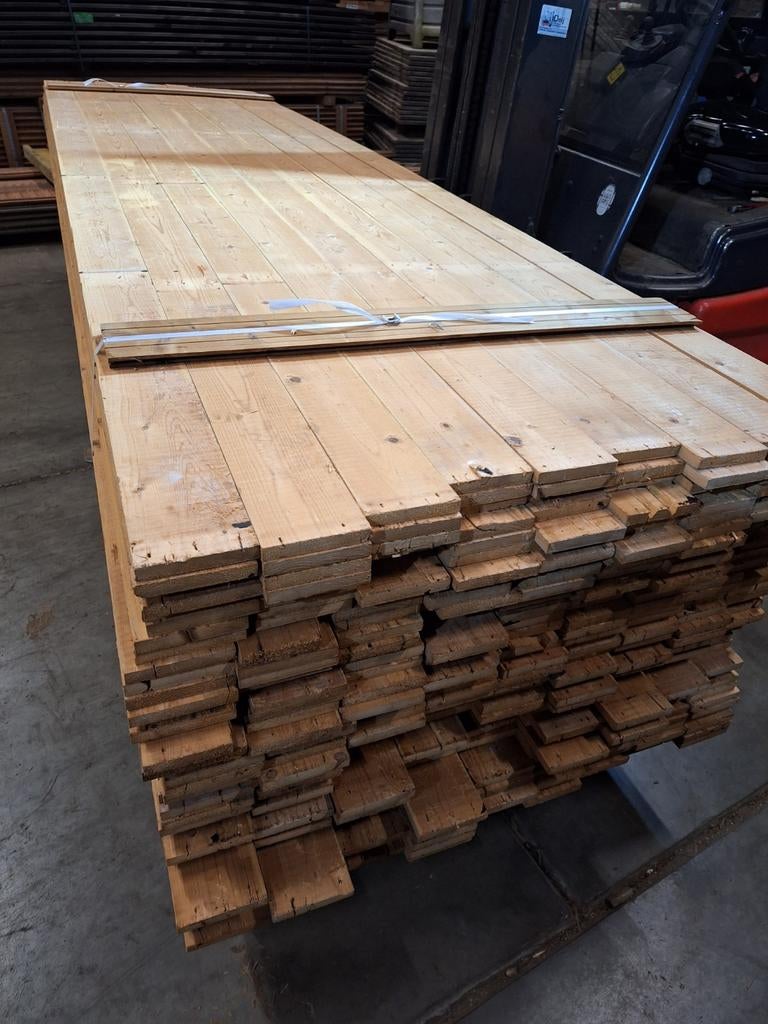Grenen  sloophout  planken  wandbekleding  lambrisering