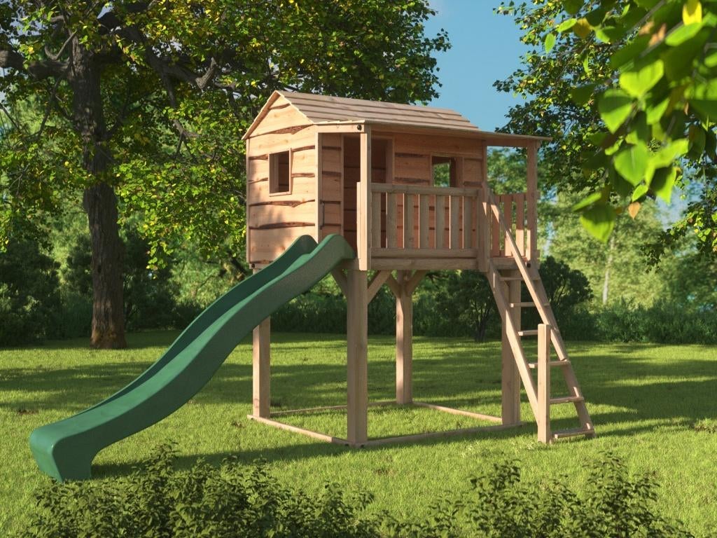 BOOMHUT VILLA speeltoren speelhuis klimtoren speeltoestel, Ophalen, Nieuw, Schommel, Aanbouwonderdeel