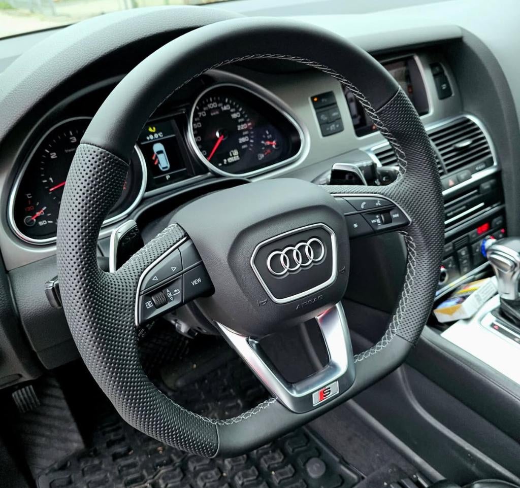 Audi stuur compleet S RS upgrade vlak afgevlakt vlak