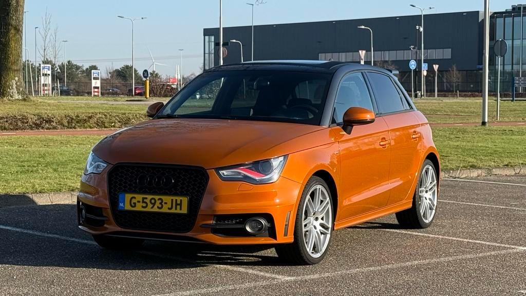 Audi A1 S-Line 1.4 Tfsi 136KW Sportback S-tron 2012, A1, Zwart, 4 stoelen, Leder en Stof