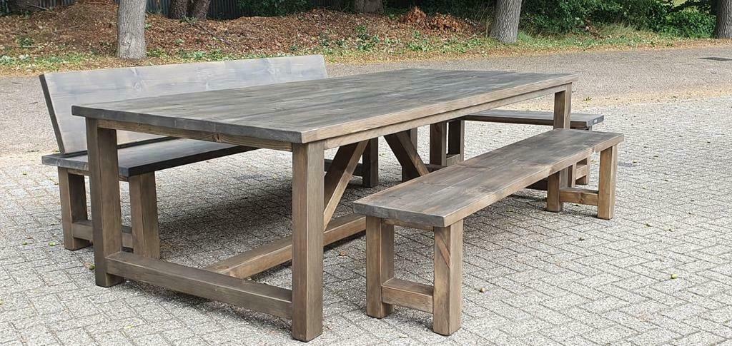 kloostertafel in alle maten en kleuren, Huis en Inrichting, Tafels | Eettafels, Ophalen of Verzenden, Nieuw, Rechthoekig, Grenenhout