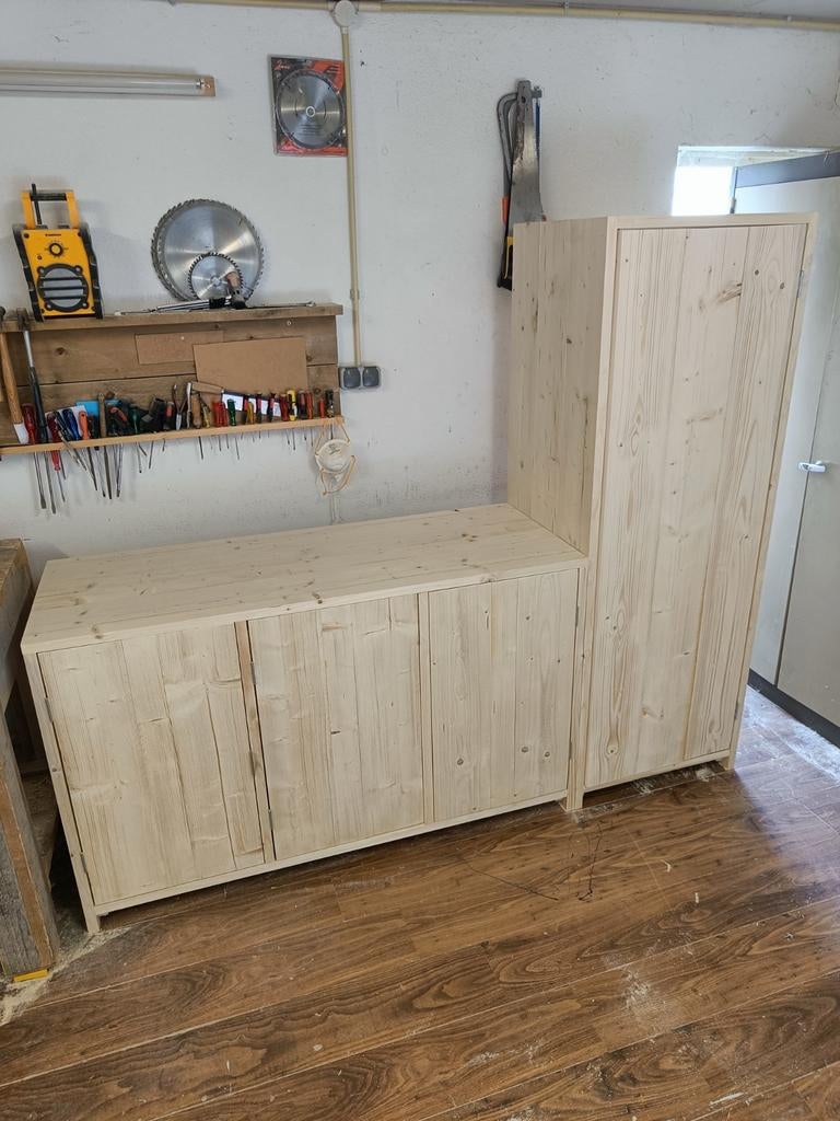 Keukenblok van terug gedroogd en geschaafd hout, Ophalen of Verzenden, Nieuw, Minder dan 100 cm