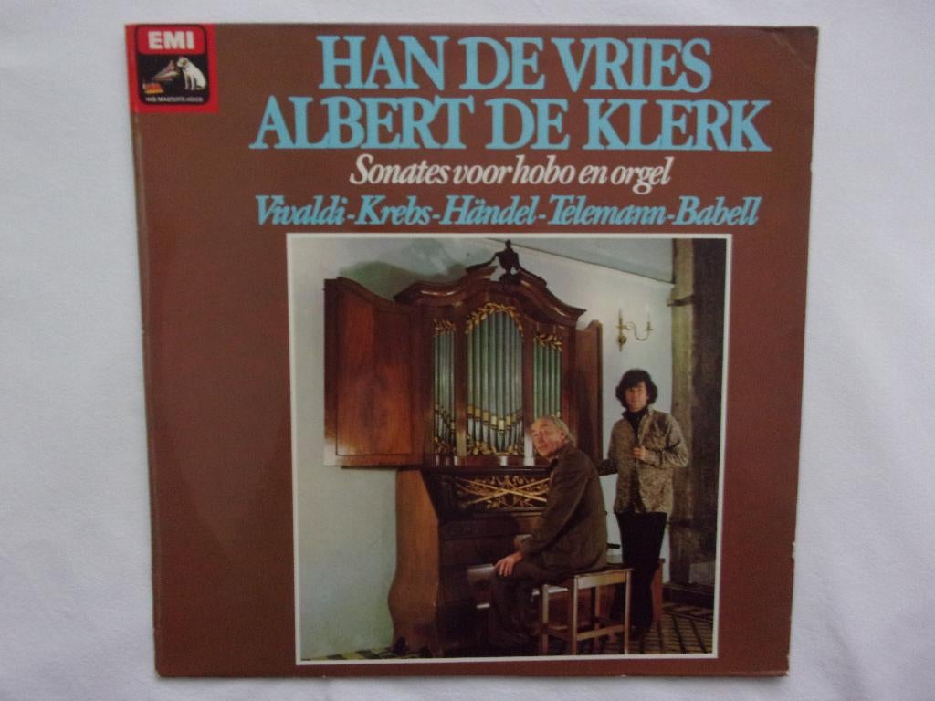 Han de Vries & Albert de Klerk - Sonates voor hobo en orgel, Gebruikt, Overige formaten, Overige typen, Ophalen of Verzenden