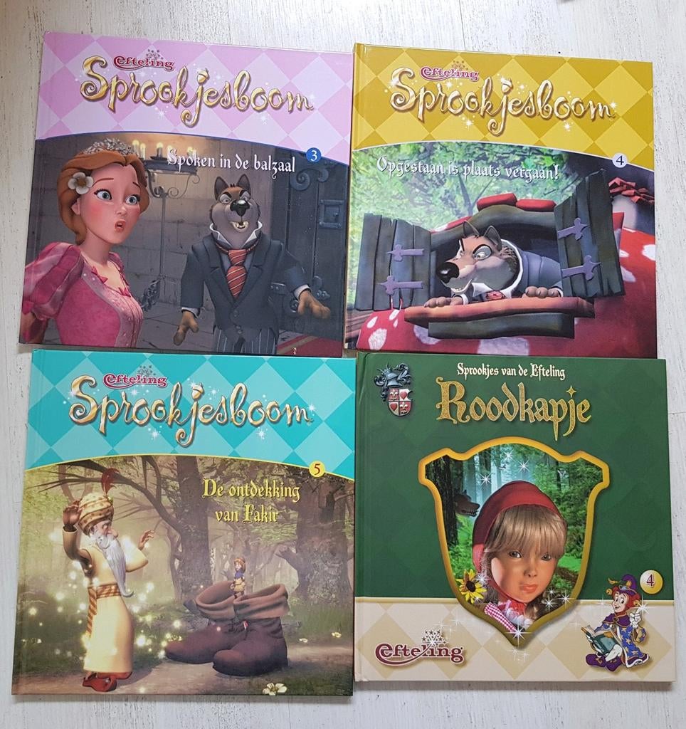 Efteling Sprookjesboom & Roodkapje Boeken - Nette Staat, Ophalen of Verzenden, Zo goed als nieuw, Efteling, Sprookjes
