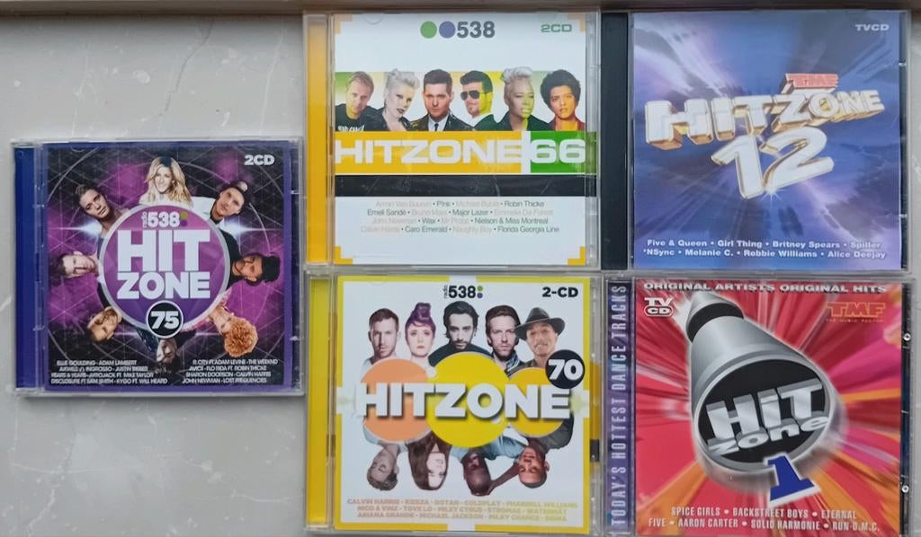 CD's hitzone 5 stuks of los, Ophalen, Zo goed als nieuw