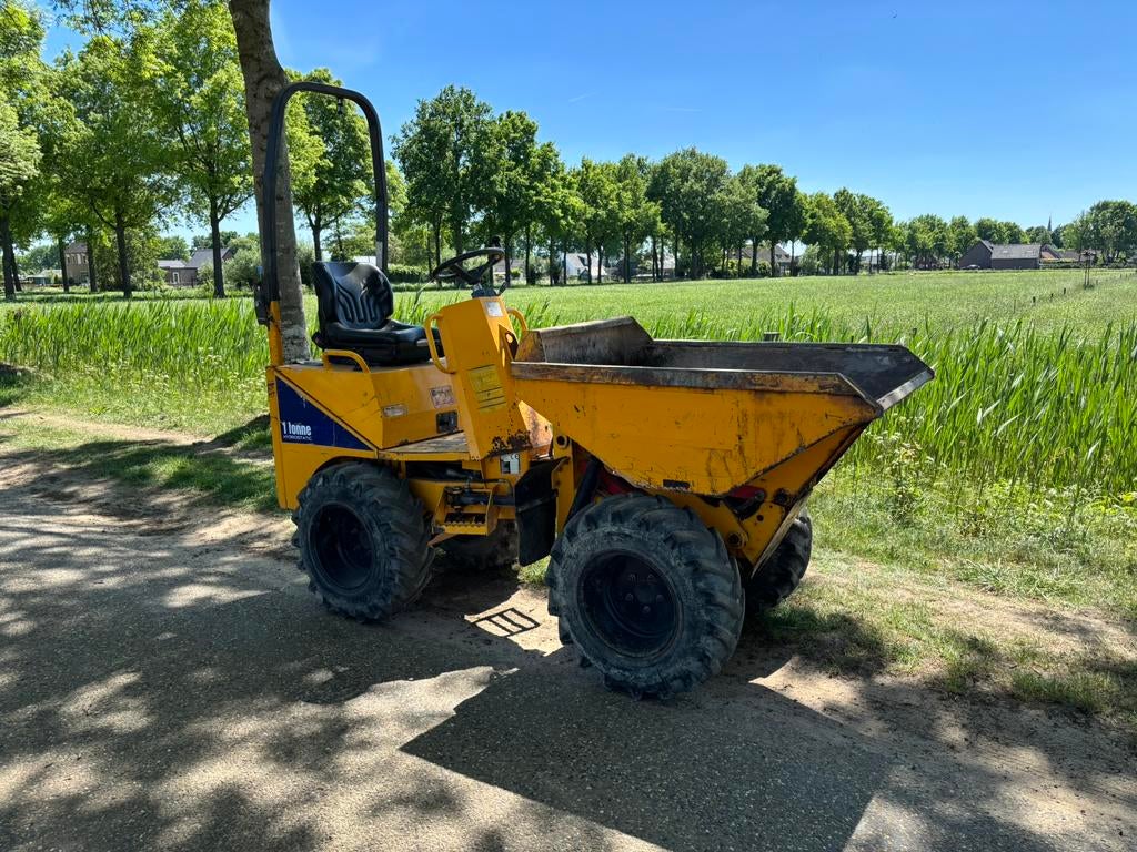 Twaites wieldumper 1 ton hoogkipper, Ophalen