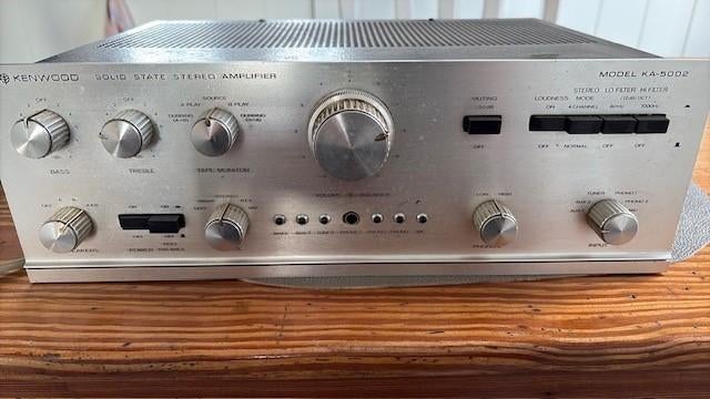 Vintage versterker Kenwood Model KA-5002, Ophalen of Verzenden, Gebruikt, Minder dan 60 watt, Overige merken