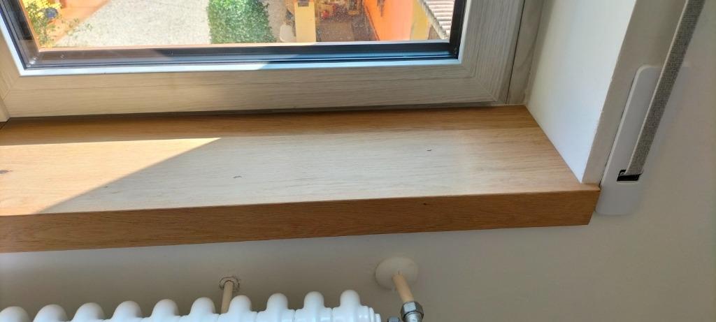 Massief Eiken overzet vensterbanken uit voorraad eikenhouten, Ophalen, Eikenhuis@gmail.com, Nieuw, 6037RR