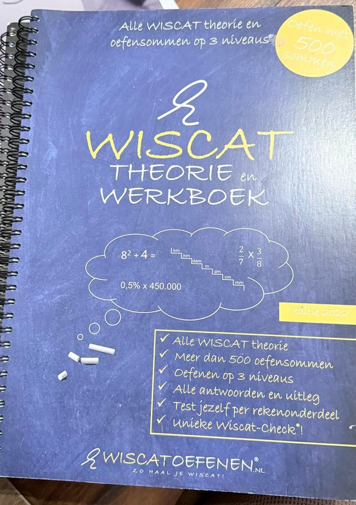 Wiscat oefenboek + oefentoetsen - havo/pabo, Boeken, Ophalen of Verzenden, Zo goed als nieuw, HBO