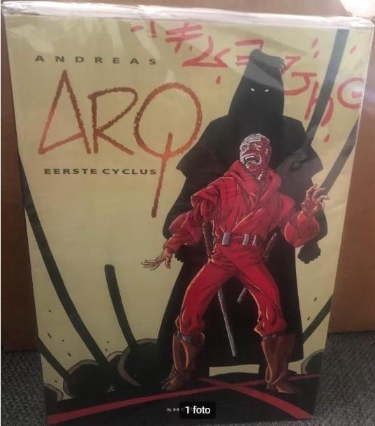 Arq eerste cyclus andreas e5, Boeken, Stripboeken, Eén stripboek, Ophalen of Verzenden, Zo goed als nieuw