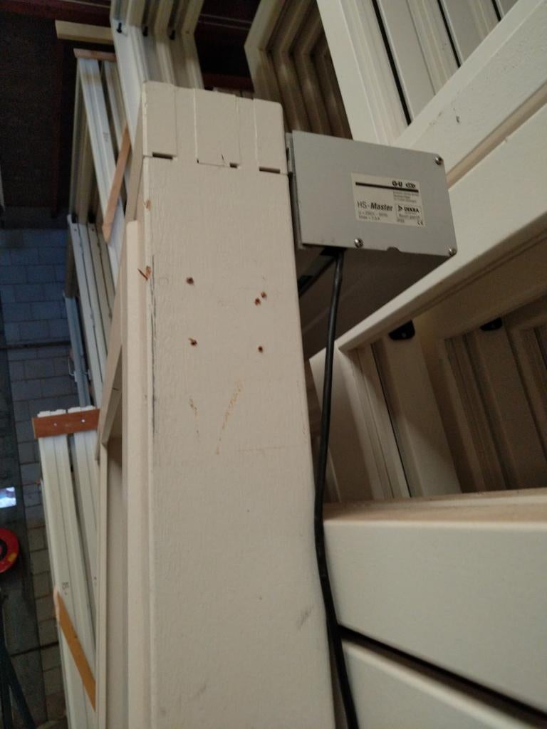 Schuifpui hardhout elektrische, Nieuw, Ophalen of Verzenden, Buitendeur, Schuifdeur