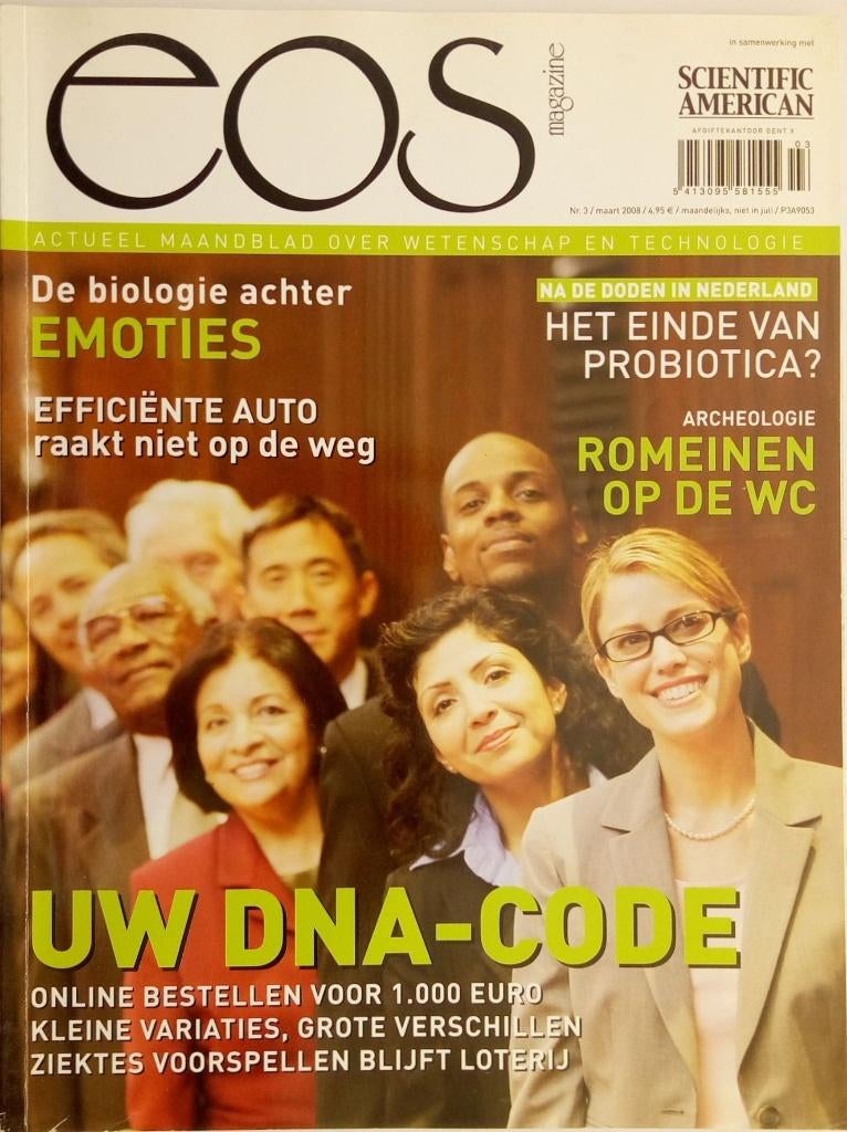 EOS uitgave maart 2008, Boeken, Tijdschriften en Kranten, Verzenden, Zo goed als nieuw, Wetenschap en Natuur