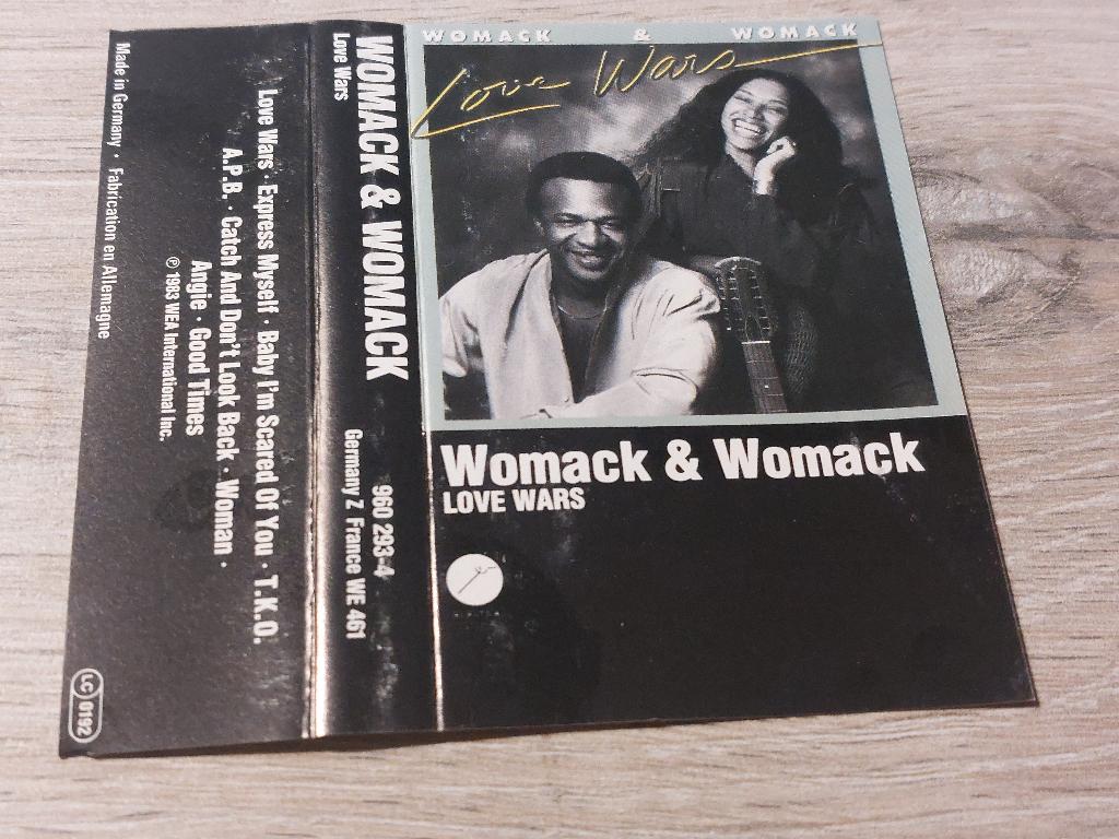WOMACK & WOMACK - LOVE WARS (MC), Cd's en Dvd's, Cassettebandjes, Zo goed als nieuw, Origineel, Pop, 1 bandje, Ophalen of Verzenden