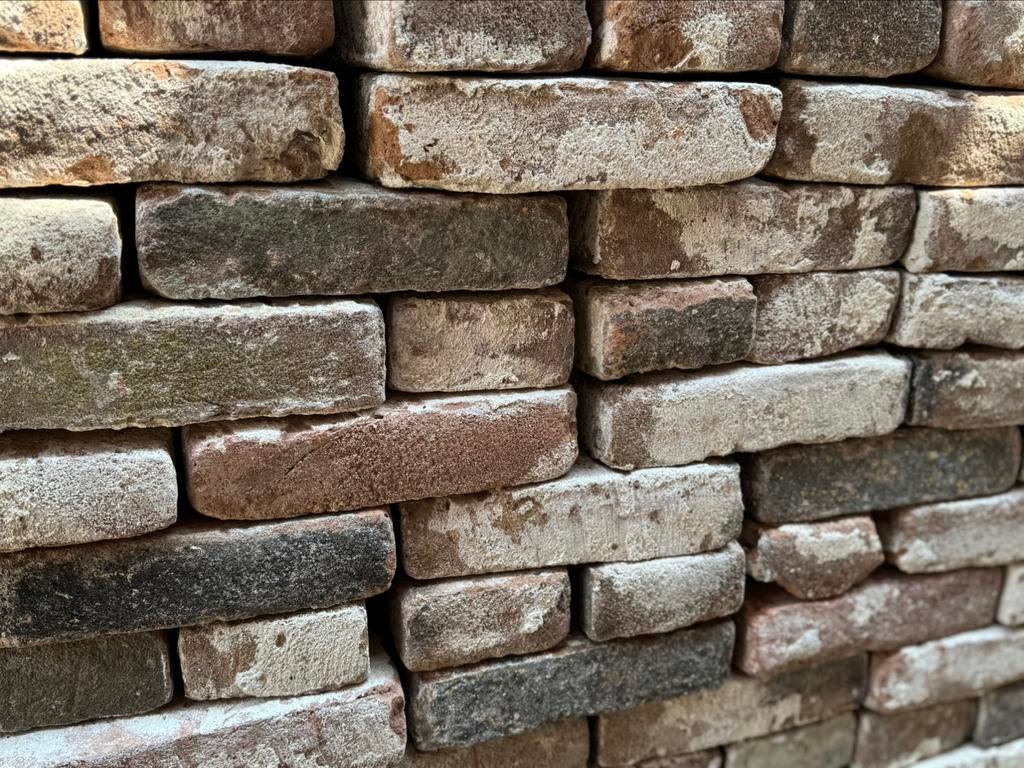 6500 stuks vormbak metselsteen rood bruin 90m2., Ophalen, Gebruikt, Bakstenen, Info@walstra.nl