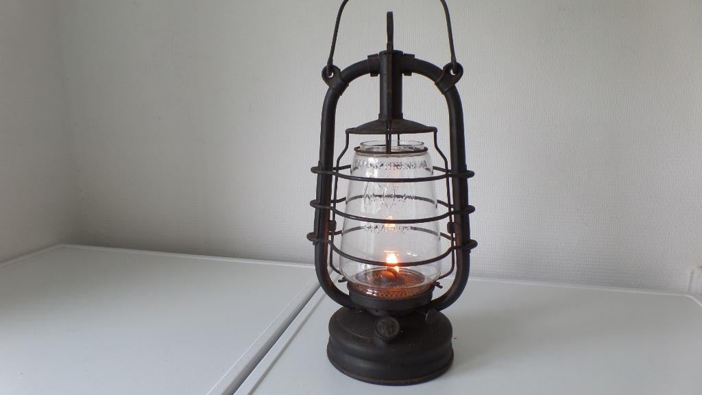 Petroleumlamp, FEUERHAND, Model 201 (2)-(#8777), Ophalen of Verzenden