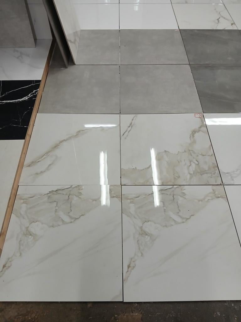 60X60 ll MARMERLOOK €17,50 pm2 ll SUPERGOEDKOOP!!! VOORRAAD, Doe-het-zelf en Verbouw, Tegels, Ophalen, 60 cm of meer, Nieuw, 10 m² of meer