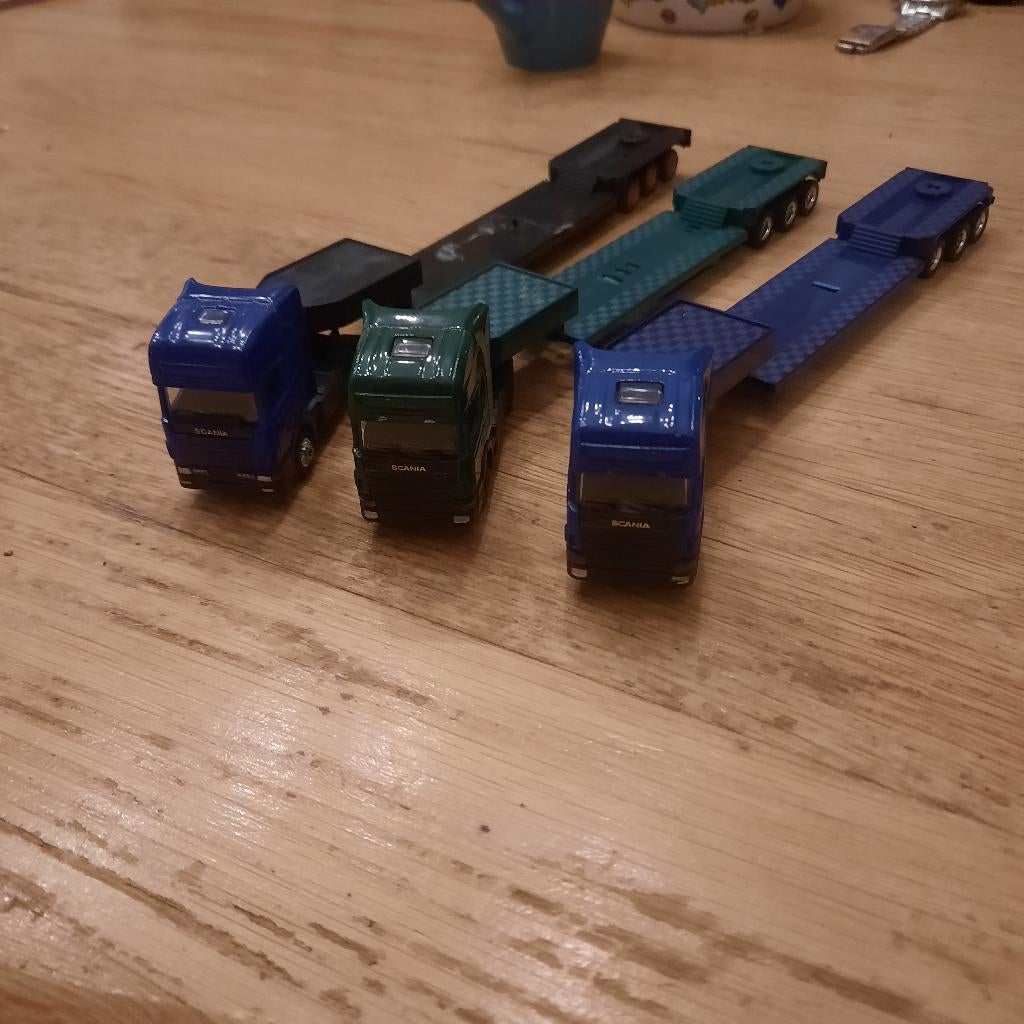 3 Scania diepladers, Ophalen of Verzenden, Bus of Vrachtwagen