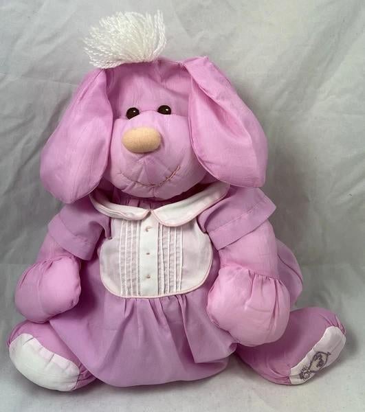 Fisher Price Puffalump Hond Roze 8003 Pluche Vintage 1986, Coolsingel 104, 3011 AG Rotterdam, Netherlands, Verzenden, Hond, Zo goed als nieuw