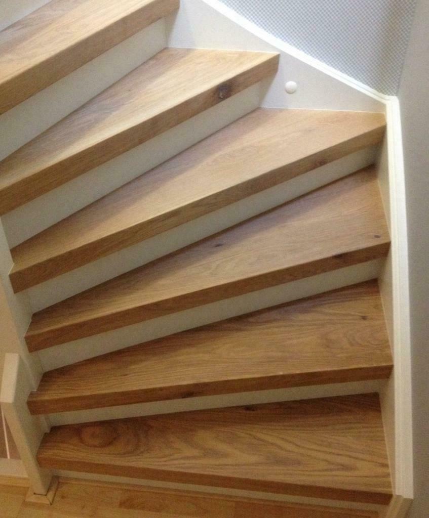 Traptreden, wandplanken, overzetvensterbanken, Ophalen, 25 tot 50 mm, Eiken, Nieuw