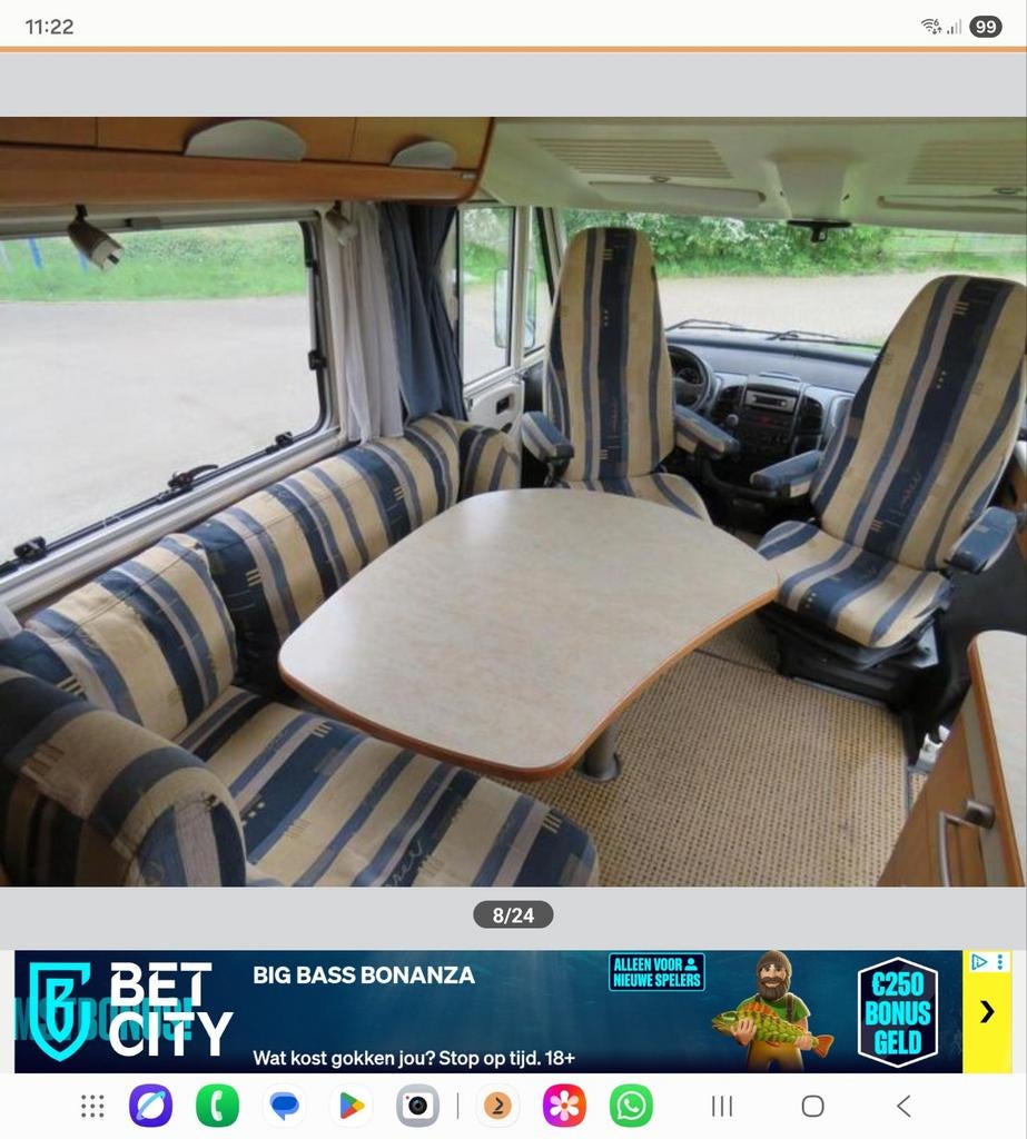 Gezocht Hymer b644 vloerbedekking zie foto bouwjaar 2004, Caravans en Kamperen, Ophalen of Verzenden