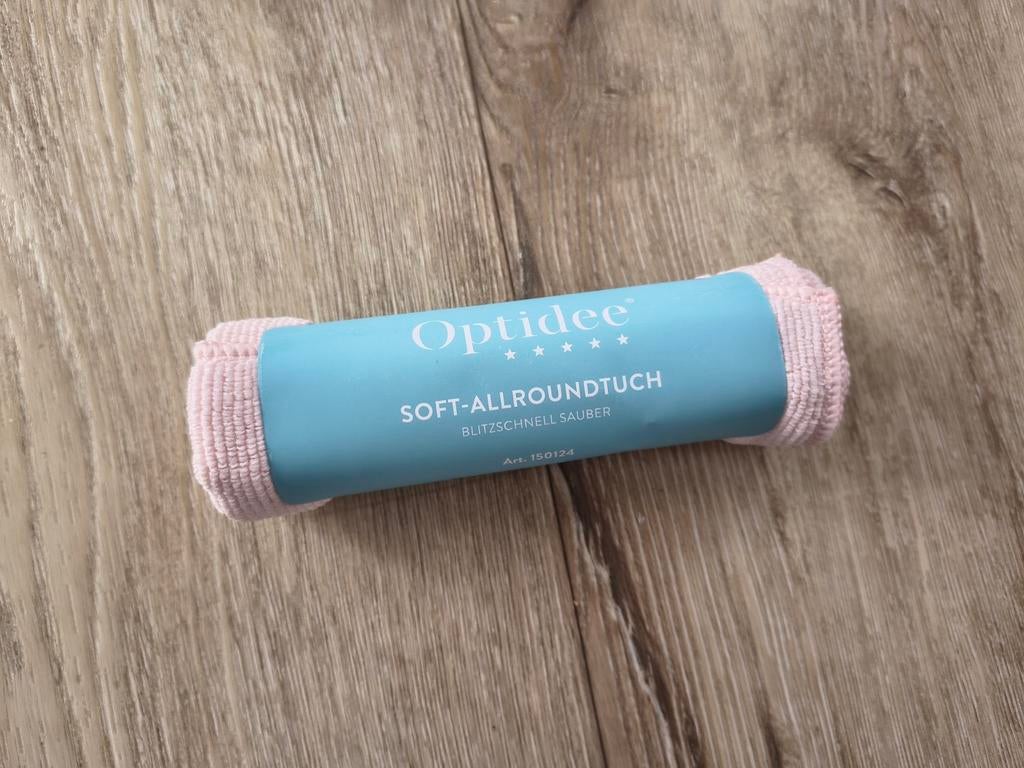 Nieuwe allround doek van Optidee! Lichtroze schoonmaakdoek., Onb, Overige typen, Nieuw, Ophalen of Verzenden