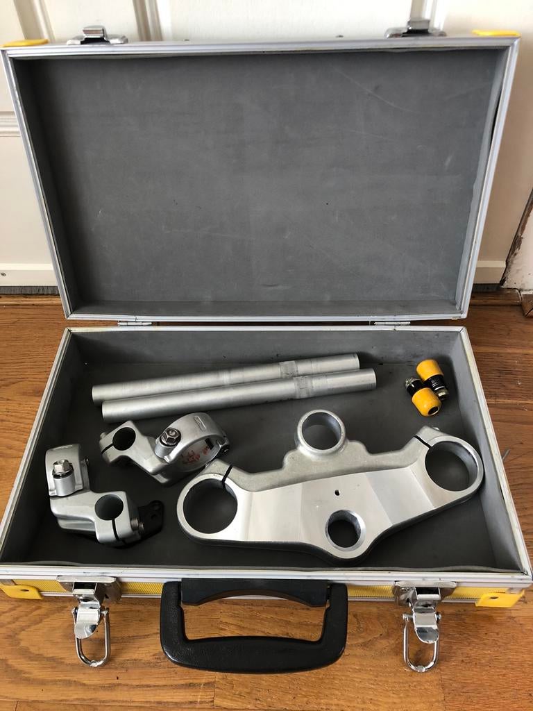 Triumph T595 / Daytona clip-on set handlebars, Ophalen of Verzenden, Gebruikt