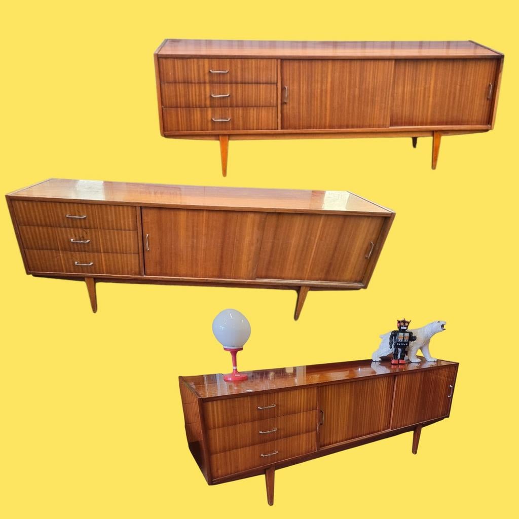 Vintage lowboards dressoirs meerdere op voorraad, Ophalen, ,, ,, ,