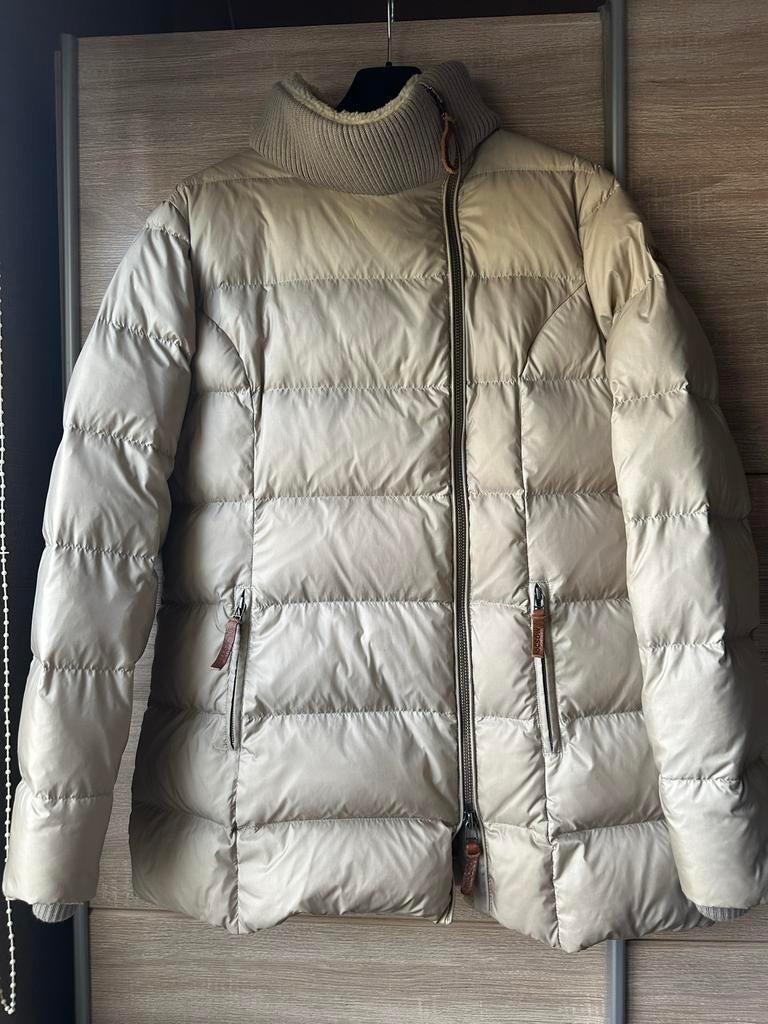 Mooie Moscow jas, Verzenden, Zo goed als nieuw, Maat 46/48 (XL) of groter, Beige