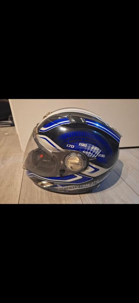 Weinig gebruikte Scorpion EXO motorhelm, Heren, Shark, Ophalen of Verzenden, Integraalhelm