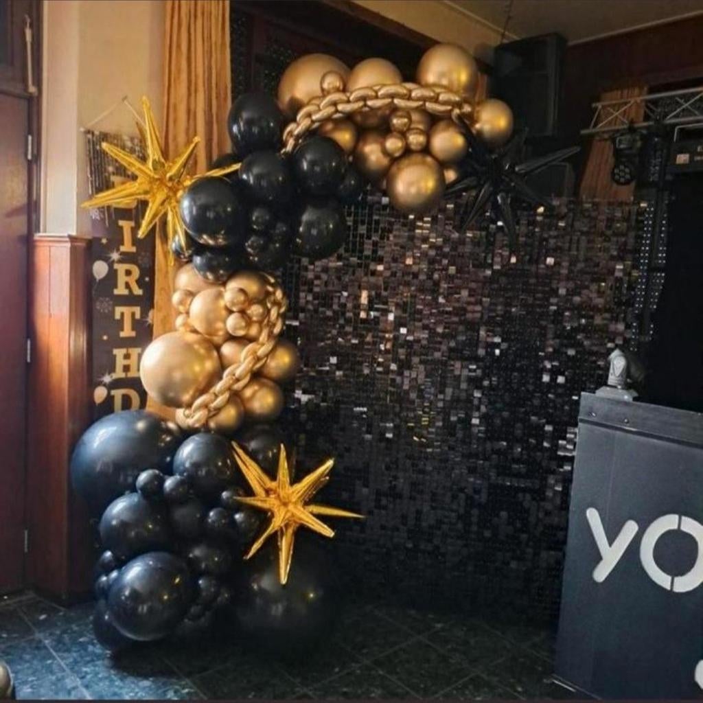 Te huur shimmerwall backdrop achtergrond ballondecoratie, Ophalen of Verzenden, Zo goed als nieuw, Verjaardag