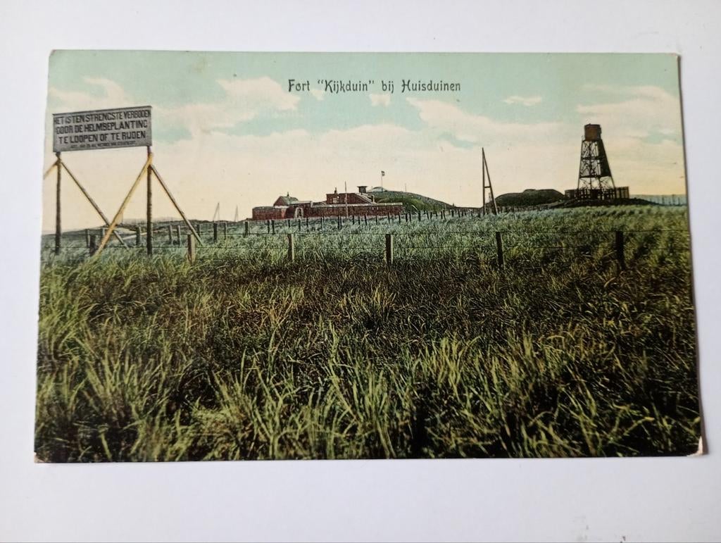 Huisduinen bij Den Helder Fort Kijkduin 1911, Ophalen of Verzenden, Voor 1920, Gelopen, Noord-Holland