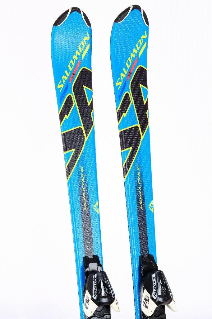 100 kinder ski's SALOMON FURY JR, Gebruikt, 100 tot 140 cm, Carve, Skiën