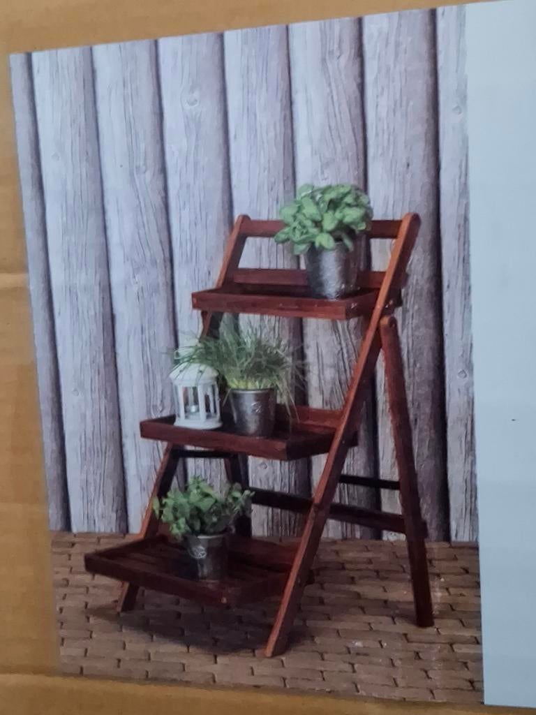 Planten- kruidenrek. Nieuw in doos. Voor binnen of buiten., Tuin en Terras, Ophalen, Kunststof, Rond, Binnen
