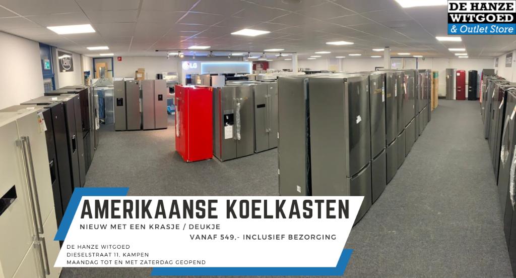 Amerikaanse Koelkast Samsung LG Hisense ETNA Siemens SMEG, 200 liter of meer, 60 cm of meer, Met aparte vriezer, Nieuw