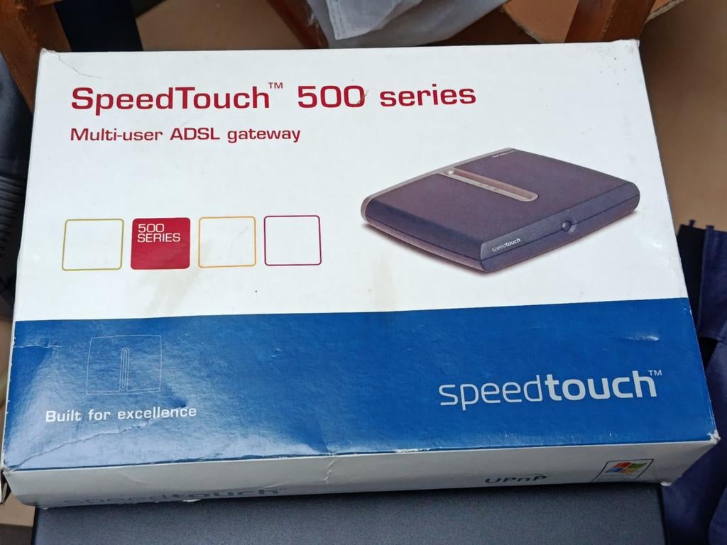 Thomson SpeedTouch 510 Router/Modem, Ophalen of Verzenden, Gebruikt, Router met modem, Thomson
