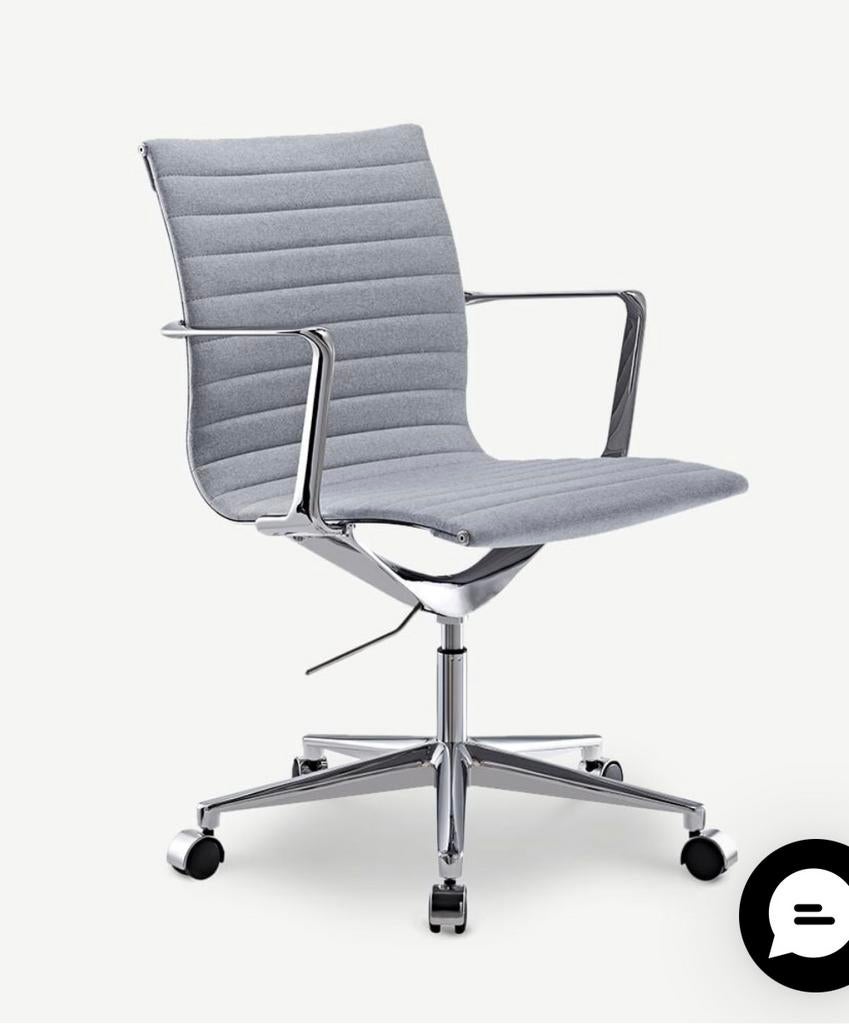 Nieuwe Design Bureaustoel - Lichtgrijs, Ophalen, Onbekend, Nieuw, Onbekend