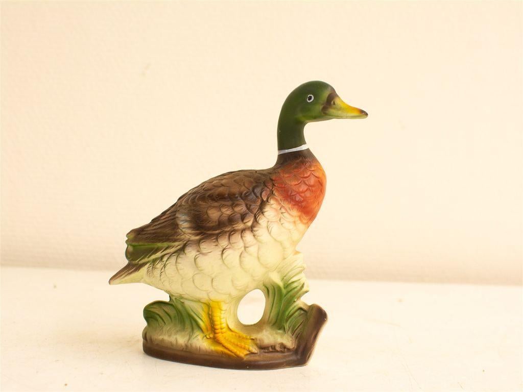 beeld van een eend 29040, Verzamelen, Beelden en Beeldjes, Gebruikt, Dier, Ophalen of Verzenden