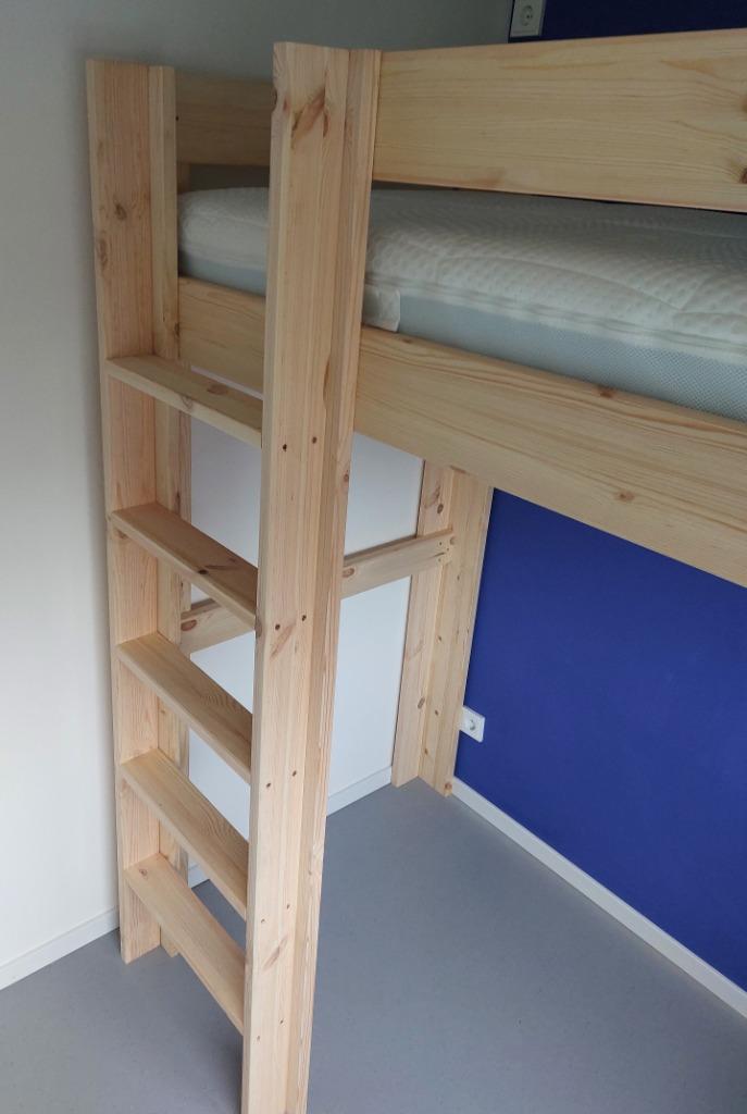 NIEUW Hoogslapers en stapelbedden INCL matras én MONTAGE, Hoogslaper, Eenpersoons, 160 tot 180 cm, Nieuw